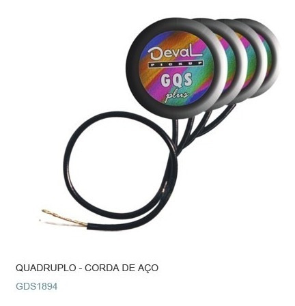 Imagem 3 de 3 de Captador Deval Contato Quadruplo Para Violao Aço Gqs