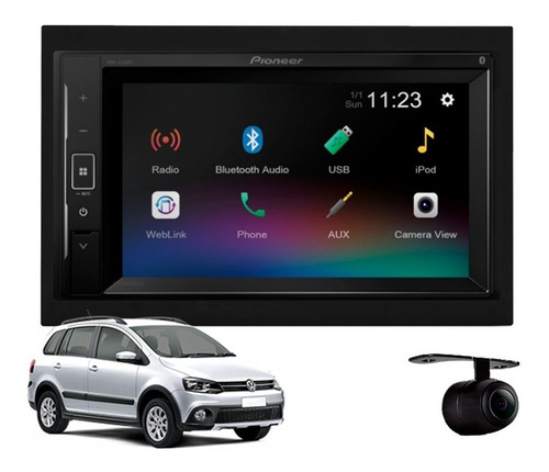 Central Multimidia Pioneer Volkswagen Space Cross 2013
