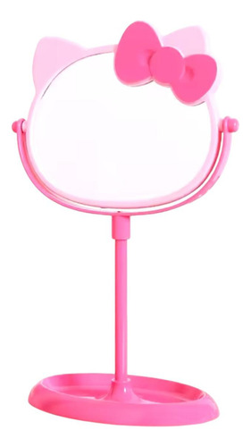 Espejo De Tocador De Hello Kitty Kawaii Niñas Doble Cara