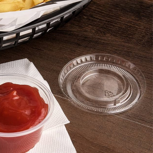 Tapa Para Envase Solo De 2 Oz Pl2 Caja De 2,500 Piezas