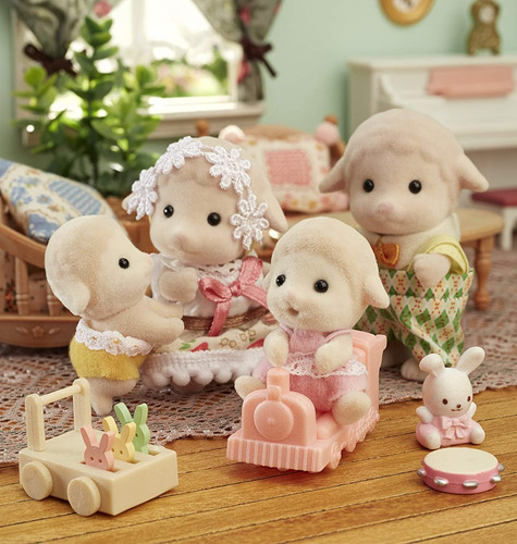 Sylvanian Families Ovejas Bebe Gemelos Juguete Muñecos Atrix