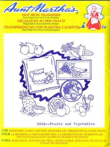 Transferencia Bordada Para Frutas Y Verduras.