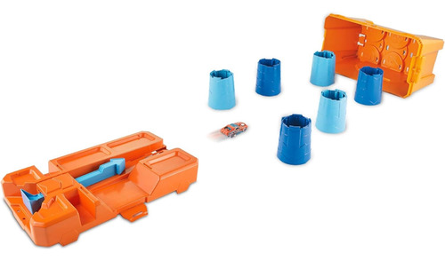 Hot Wheels Track Builder Juguete Caja De Barriles