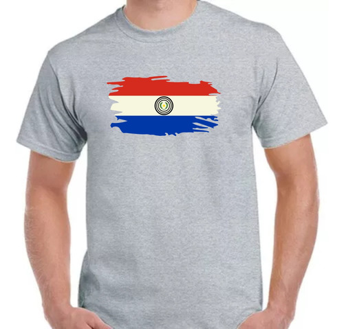 Remera Gris Sublimada Personalizada Paraguay