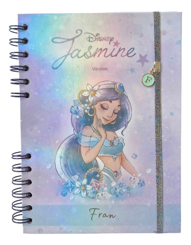 Planner Agenda Personalizada Disney Princesa Jasmín Aladdín