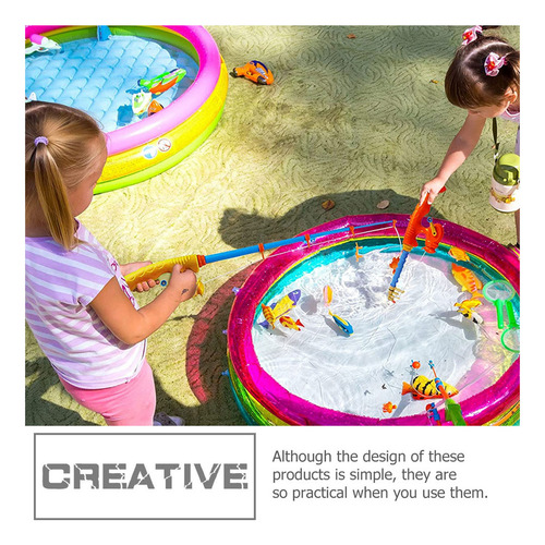 . 5 Cañas De Pescar For Niños, Juego De Pesca For Niños Pequ