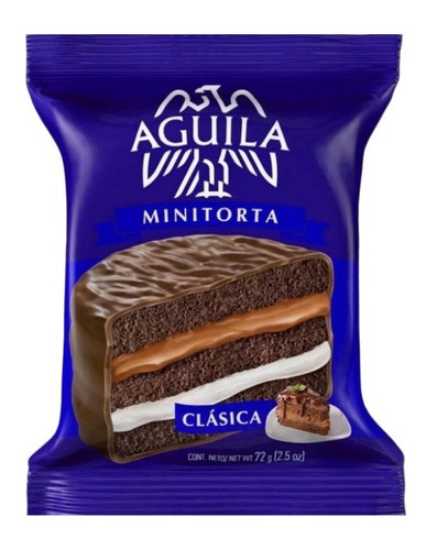 Alfajor Aguila Minitorta Clasica 71g Caja De 21 Unidades