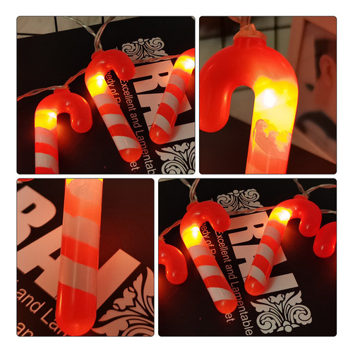 Luces Led Para Fiestas, Bastones De Navidad