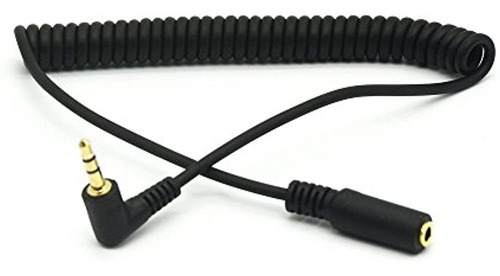 Cable De Audio En Espiral De 3,5 Mm Jack - Riipoo 5 Pies An