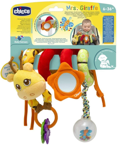 Imagen 5 de 5 de Chicco Juguete Para Bumper De Carriola, Mrs. Giraffe