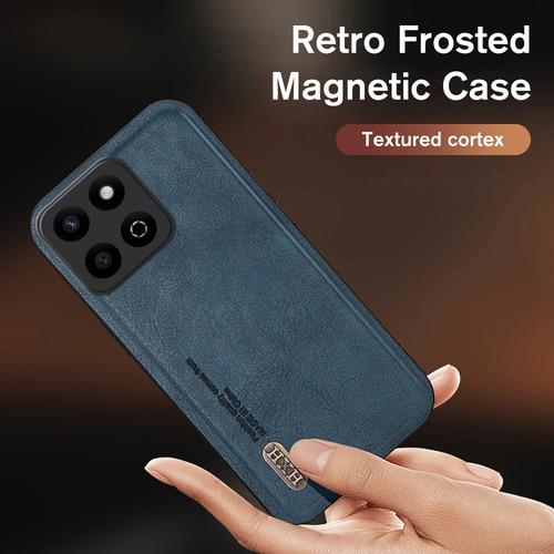 Funda Para Honor X8c Piel Exfoliante Antigua+mica