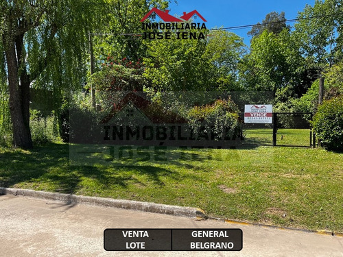 Lote De 10 X 37 (377 M2) En Venta - Avenida 68 E/ 139 Y 141, Barrio La Carolina - General Belgrano. Cercano A Termas Del Salado Y Ruta 29. Excelente Zona De La Ciudad.
