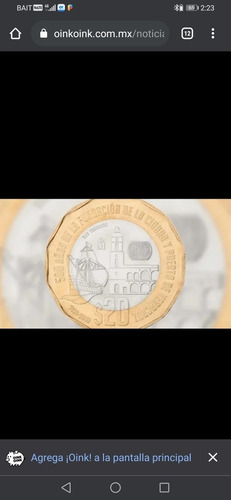 Moneda 20 Pesos De 500 Años De La Fundación De Veracruz