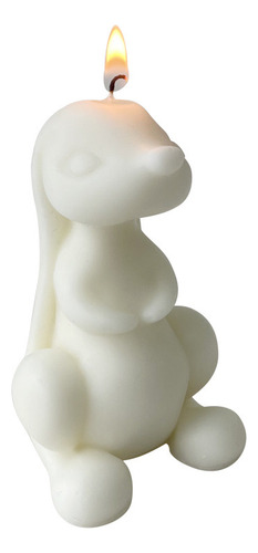 Molde De Silicona Para Velas Con Forma De Conejo Y Orejas La