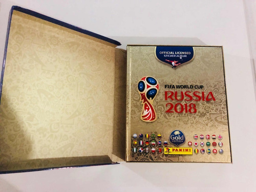 Imagen 2 de 8 de Álbum Panini Gold Edition Rusia 2018 - Set Completo