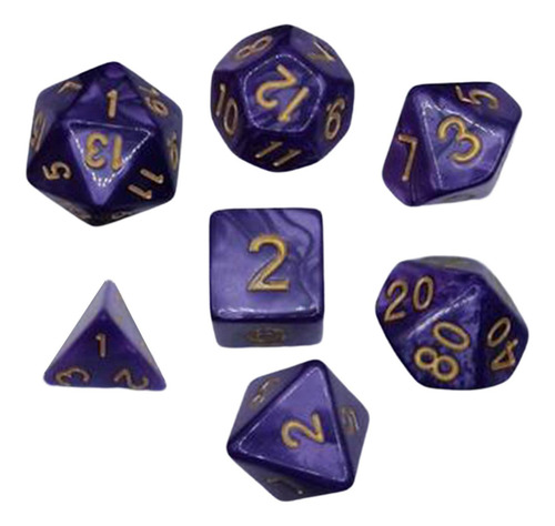 Conjunto De Dados De Rpg, Dados De Rpg, Dados De Acrílico
