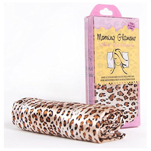 Funda De Almohada De Satén Con Estampado De Leopardo , Cuida