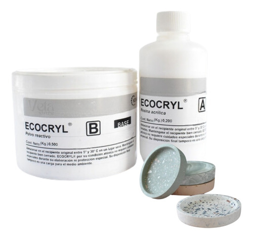 Resina Acrilica No Toxica Ecocryl X 700g