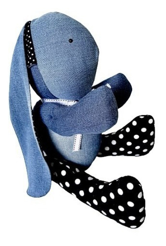 Imagem 4 de 4 de Coelho De Pelúcia Artesanal Modelo Tilda Coelhinho