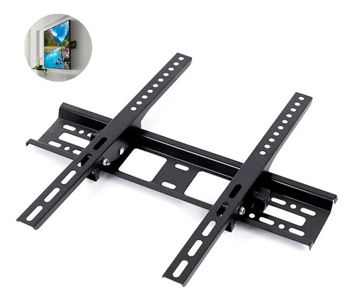 Soporte Tv Vesa Led Pared Fijo 32 A 55 Pulgadas Resiste 30kg Negro