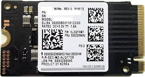 Ssd Nvme Diferentes Marcas 256gb M.2 2242 Pcie Lec 3100mbps