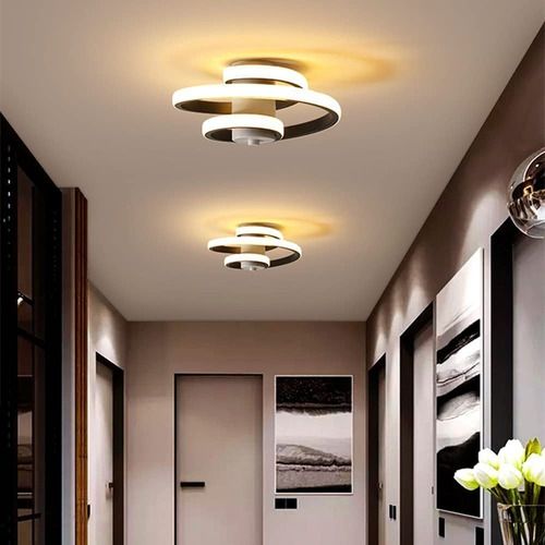 . Lámpara Led De Techo Moderna Diseño Línea Espiral 3