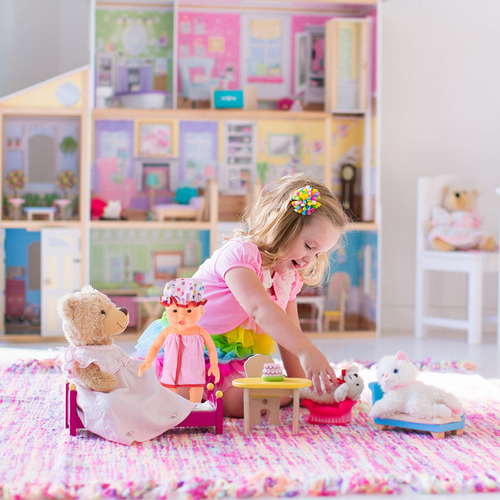 Bata De Baño Dollhouse: Bata Con Gorro De Baño