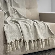 Comprar Manta Para Sofá Cinza Gigante Decorativa Protetora 3.00m Cor Fendi Desenho Fendi Lisa