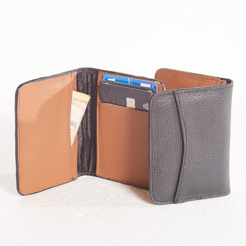 Imagem 6 de 6 de Kit De Viagem Necessaire + Porta-cartão De Couro Preto