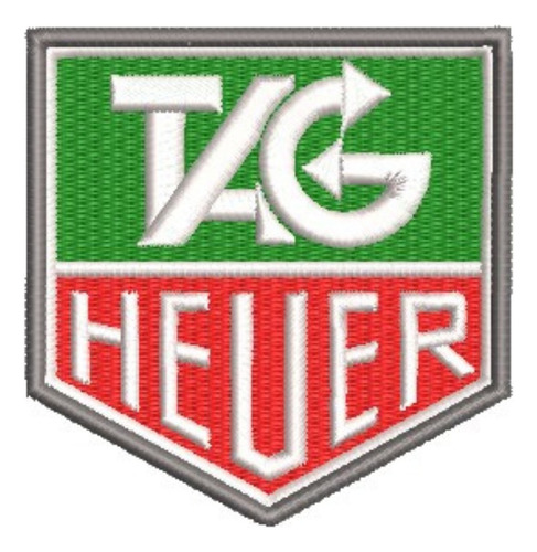 Patch Bordado Termocolante-corrida-kart-tag Heuer Verde Lisa