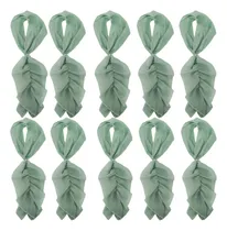 Comprar Kit Com 10 Lenço Echarpe  Feminino Verde Oliva Franzido Verde Oliva Claro Liso Franzino 120x20