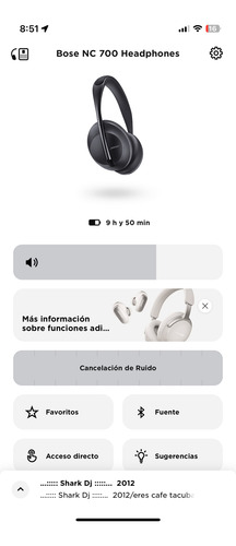 Bose 700 Noise Cancelling Headphones Color Negro (Usado)