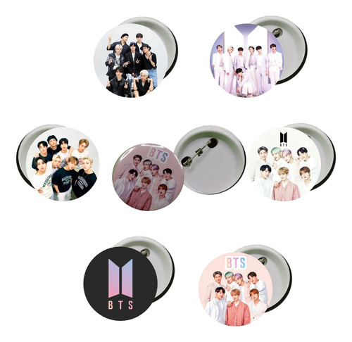 Pin Bts 6 Piezas