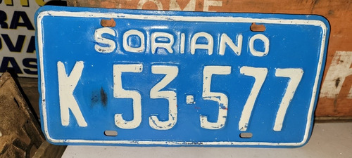 Matricula Soriano  53.577 Repintada Conf
