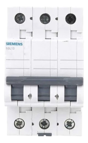 Disjuntor 5sl13067mb Tripolar 3p Curva C 6a Siemens