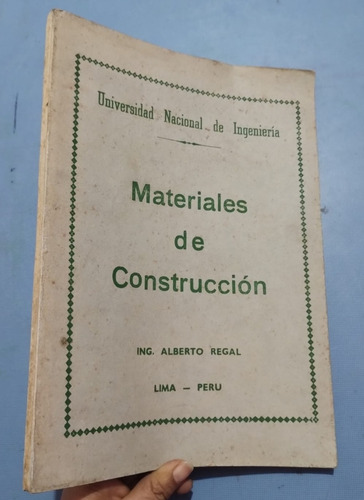 Libro Materiales De Construcción Alberto Regal Uni
