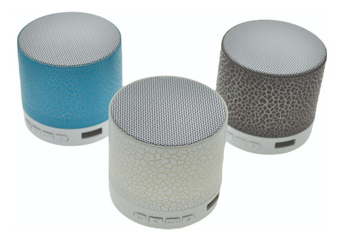 Imagen 2 de 6 de Parlante Mini Bluetooth Portatil Luces Led Celular Tablet
