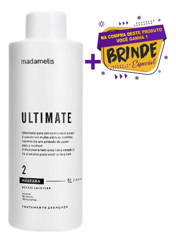 Progressiva Madamelis Ultimate Máscara 1 Litro +