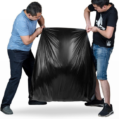 Imagem 3 de 6 de Saco De Lixo Preto 500 Litros C/50 Reforçado