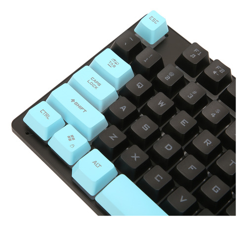 Teclado Com Fio Para Jogos Com 87 Teclas, Design Retroilumin