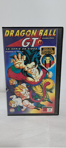 Vhs Dragon Ball. Gt 15 Segunda Época Saga Del Super A 17 