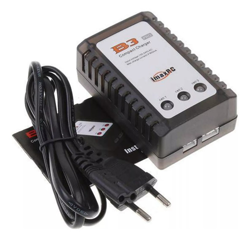 Pack Cargador Bateria B3 + 2 Baterias Li-poly 1300 Mah 11.1v
