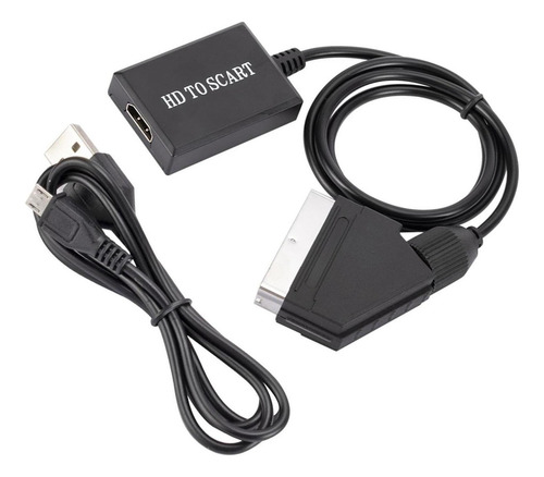 Cables Adaptadores De Vídeo Y Audio De 1080p A Scart Convert