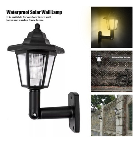 2 Lámparas Led De Energía Solar Para Montaje En Pared Para V