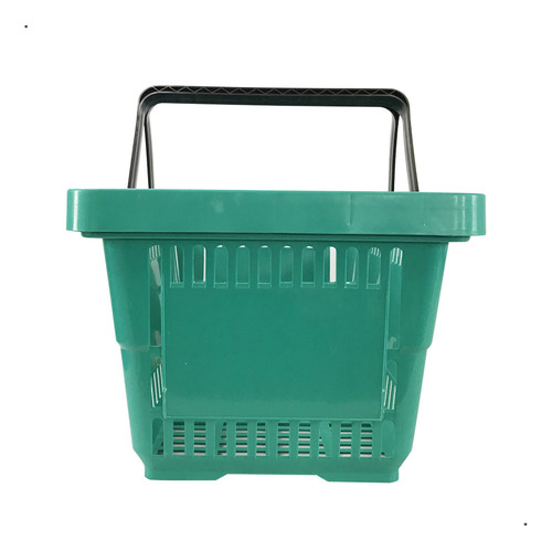 Cesta De Compras Supermecado Cestinha Loja 16l Verde