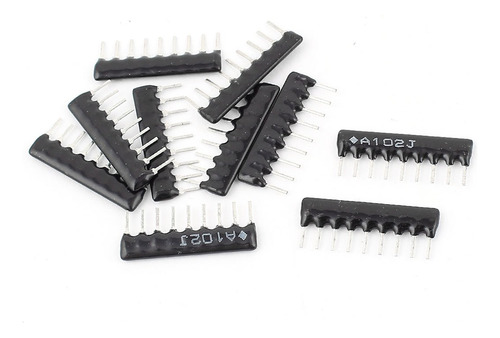 Elemento Que Consumen Energia 10pcs 1 8w 1k Ohm 9-pin Sip