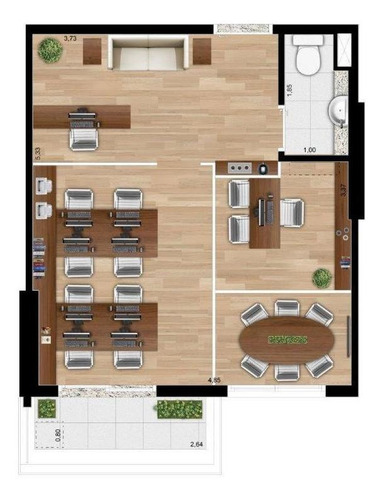 Imagem 11 de 19 de Sala À Venda No Bairro Chácara Santo Antônio (zona Sul) - São Paulo/sp - O-2426-7951