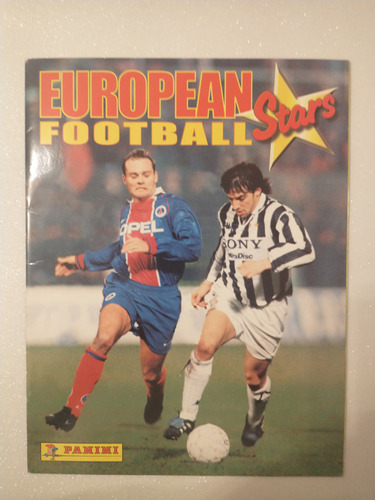 Album European Football Stars 1997 Completo Colado Panini