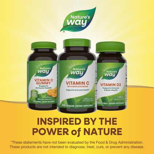 Suplemento De Vitamina C Nature's Way Com Bioflavonóides 100
