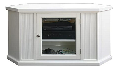 Mueble Esquinero Leick Home Para Tv De 50 , Blanco